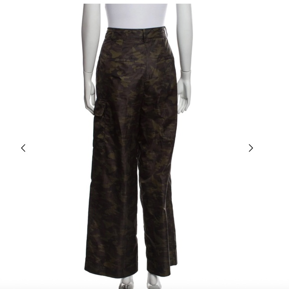Tibi Tech Camouflage Cargo Stella Pant | Army Green | Size 6 - Picture 5 of 5